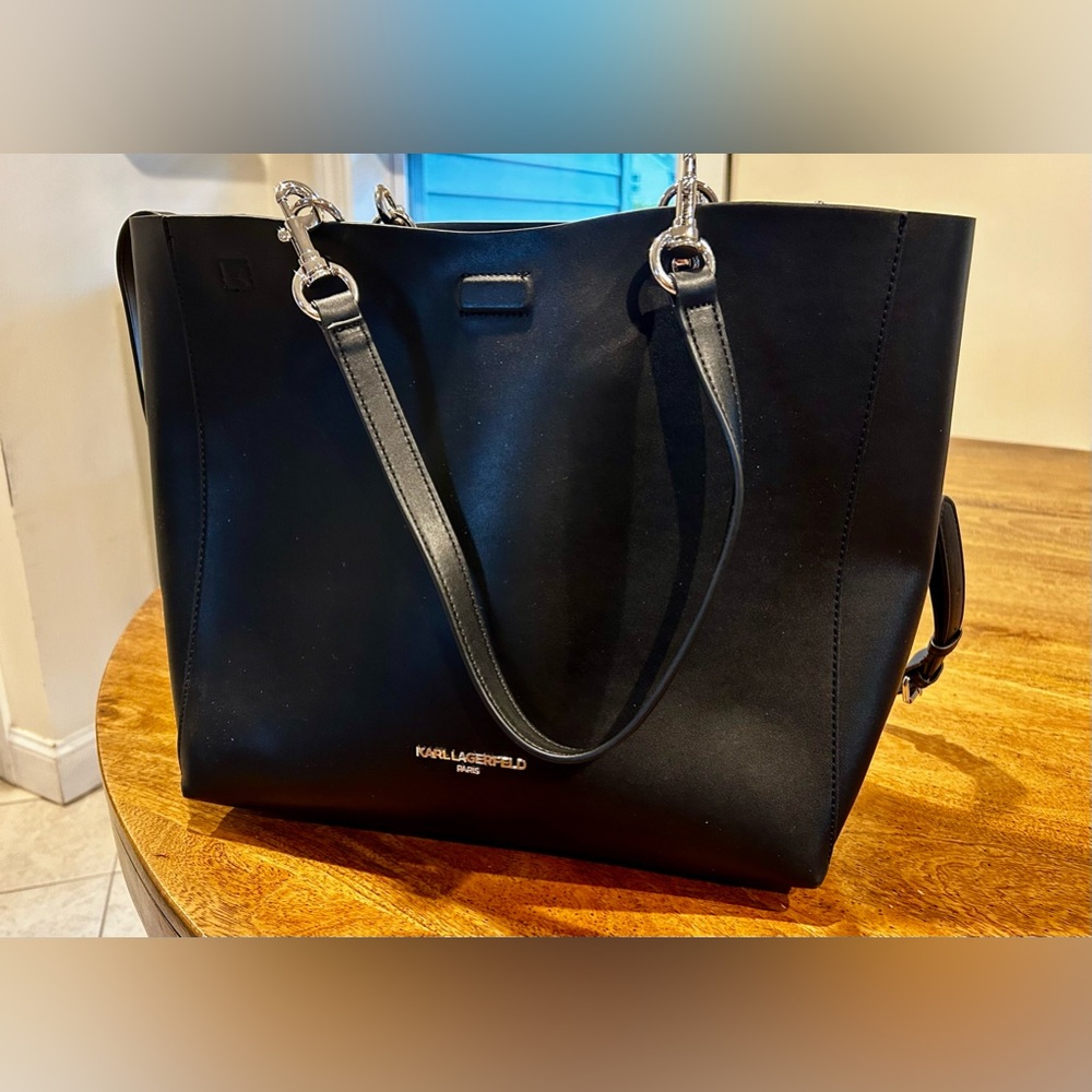 Classic Karl Lagerfeld Large Shoulder Bag